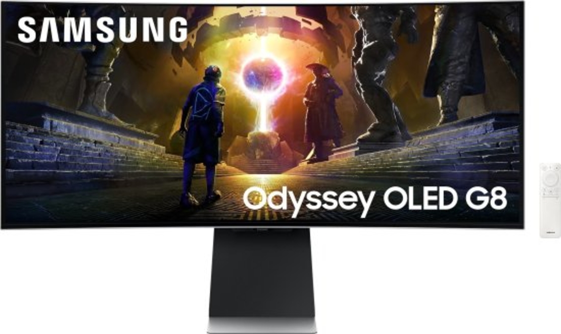 מסך מחשב גיימינג קעור ''Samsung Odyssey G8 S34DG852SM OLED UWQHD 34