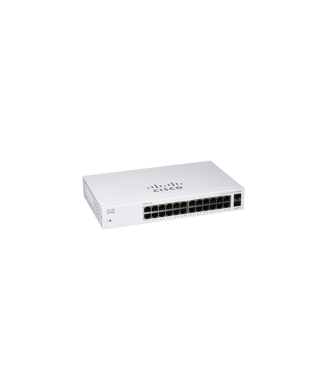 מתג לא מנוהל Cisco 24-Port Gigabit RJ45 + 2-Port Gigabit SFP CBS110-24T-EU