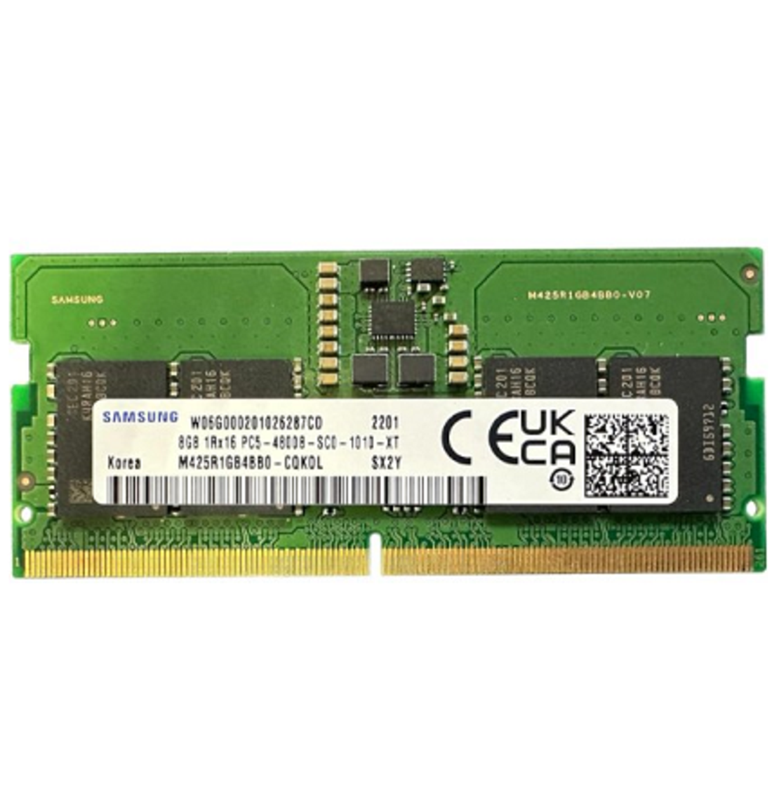 זיכרון למחשב נייד ללא אריזה סמסונג Samsung M425R1GB4BB0-CQK Single DDR5 8GB 4800MHz SO-DIMM 1.1V Bulk