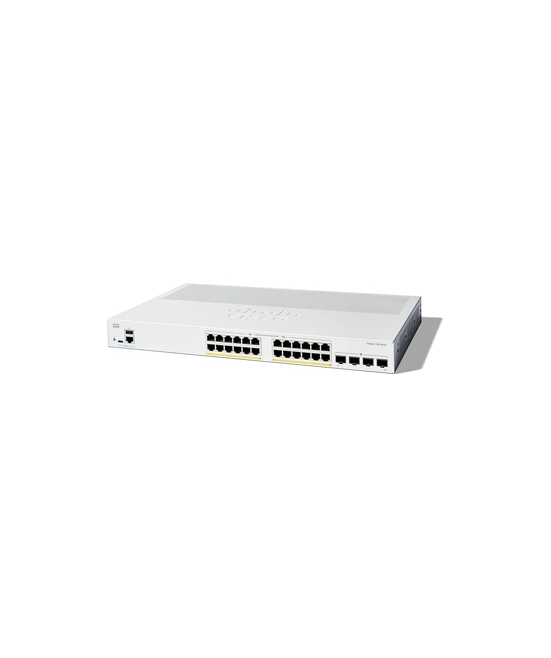 מתג מנוהל, 24 יציאות, Cisco Catalyst C1300-24P-4G