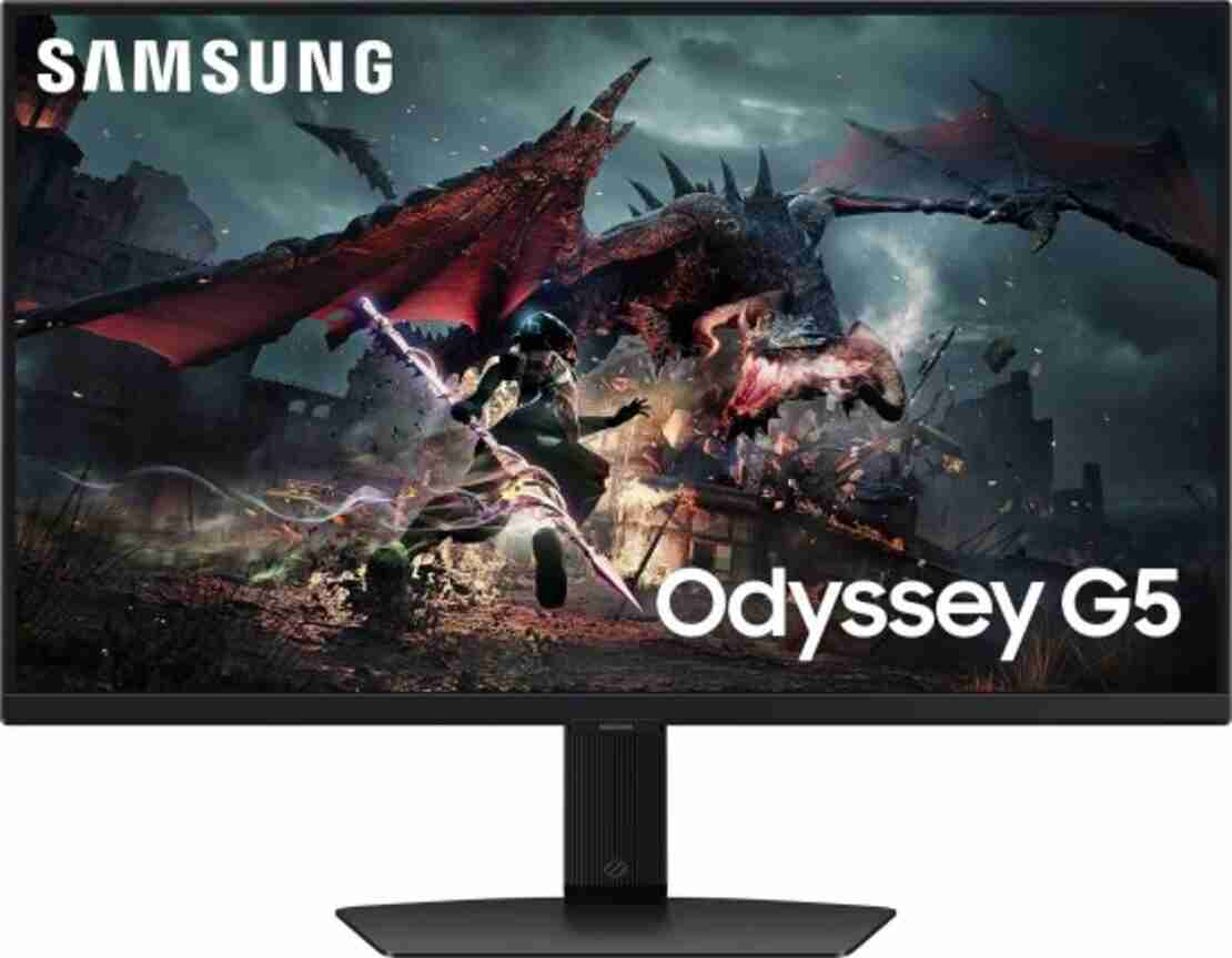 מסך מחשב גיימינג Samsung Odyssey G5 S27DG502EM QHD IPS 27'' FreeSync - צבע שחור