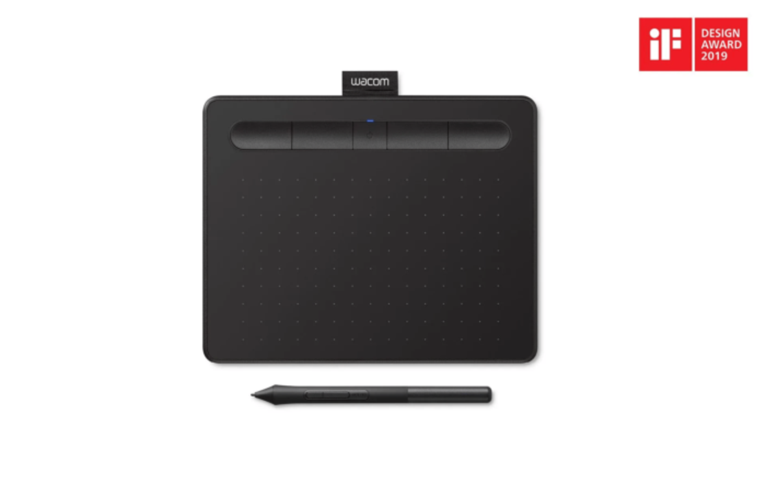 לוח גרפי Wacom Intuos Bluetooth Creative Pen Tablet, Small, Black CTL-4100WLK-N
