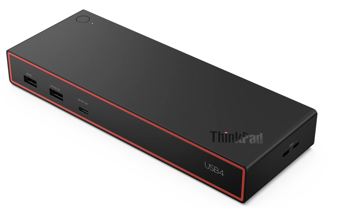 תחנת עגינה Lenovo ThinkPad USB4 Dock 5000 דגם 40BF0135IS בצבע שחור