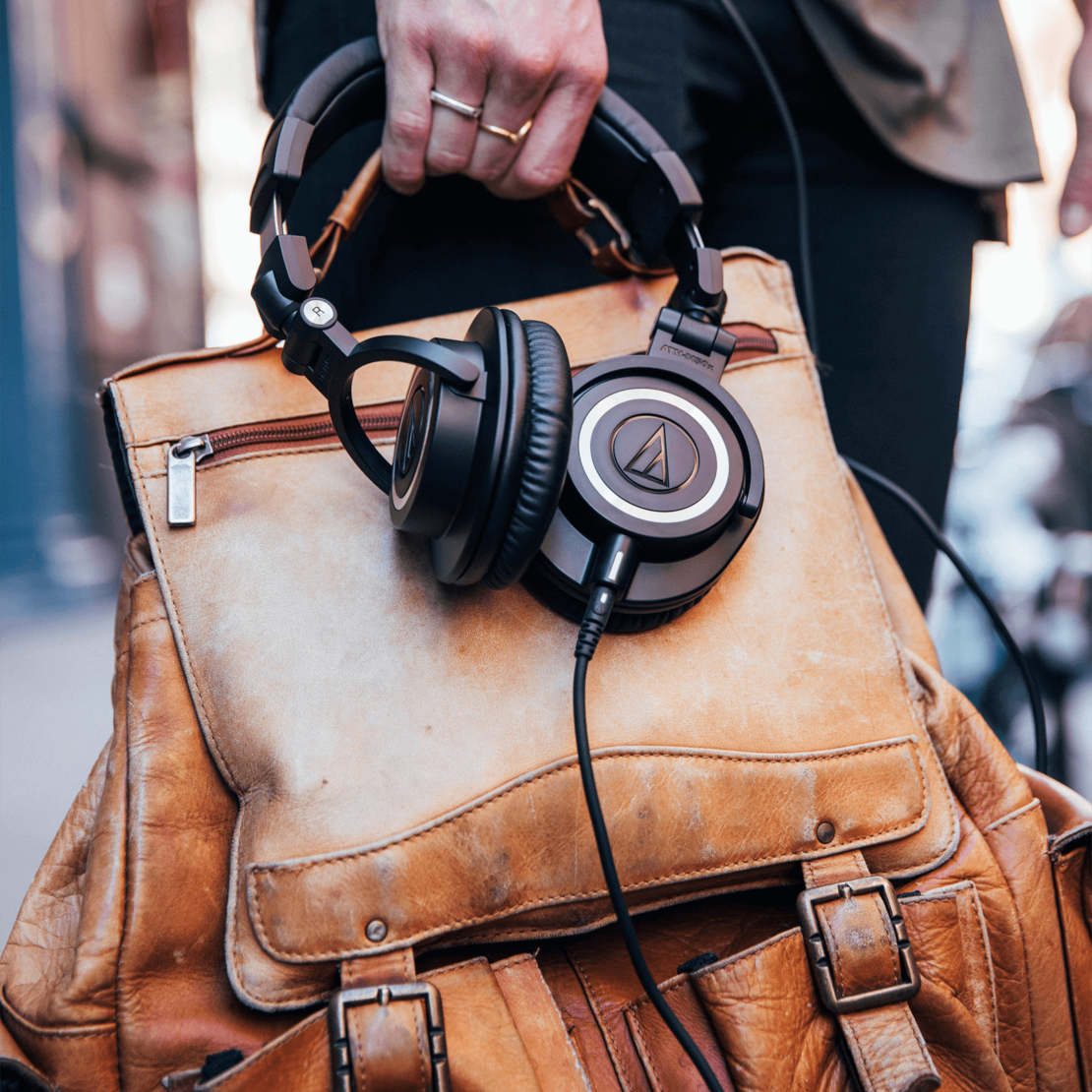 אוזניות ‏חוטיות Audio Technica ATH-M50X אודיו טכניקה
