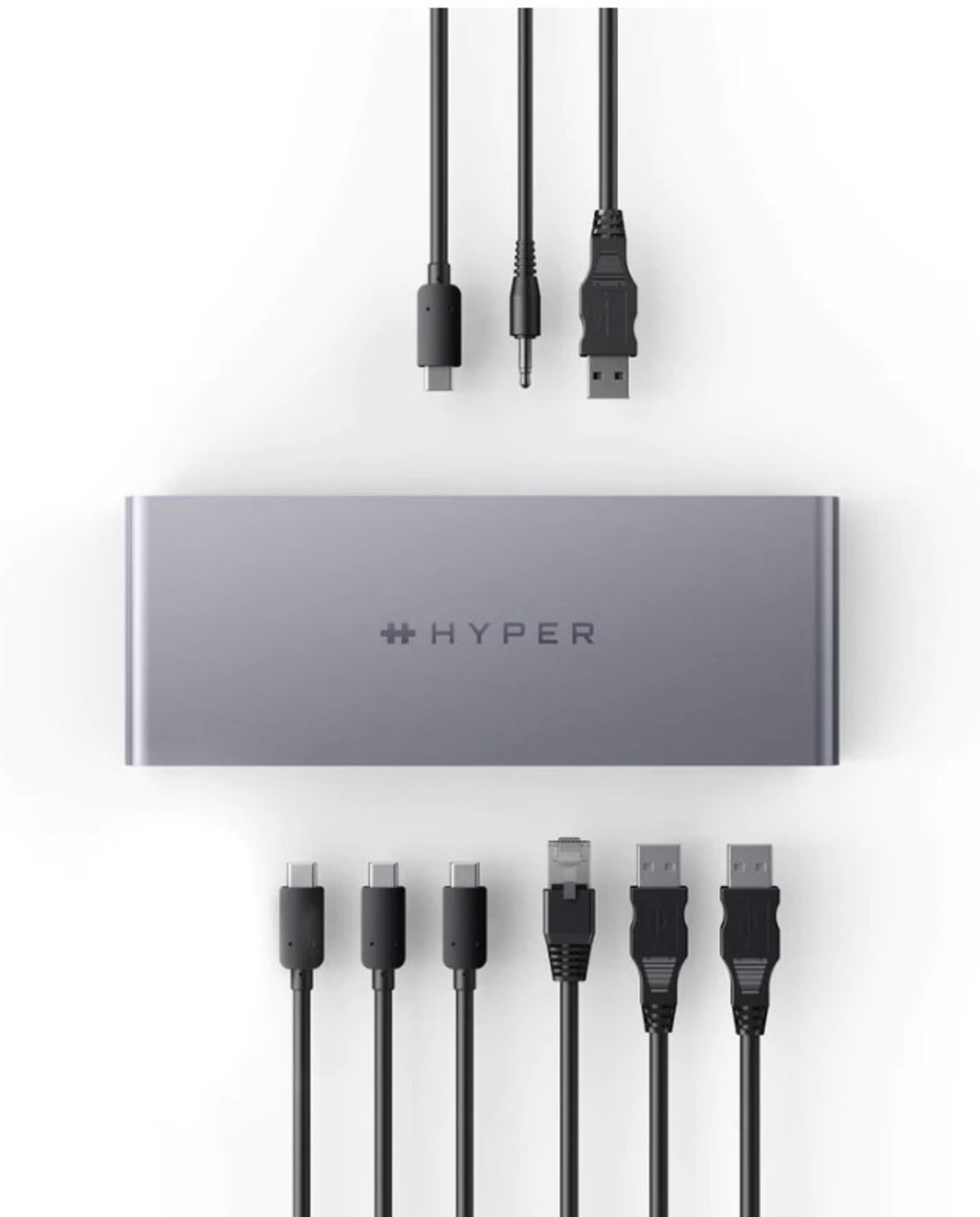 תחנת עגינה HDTB4D HyperDrive USB-C Thunderbolt 4 Docking Station