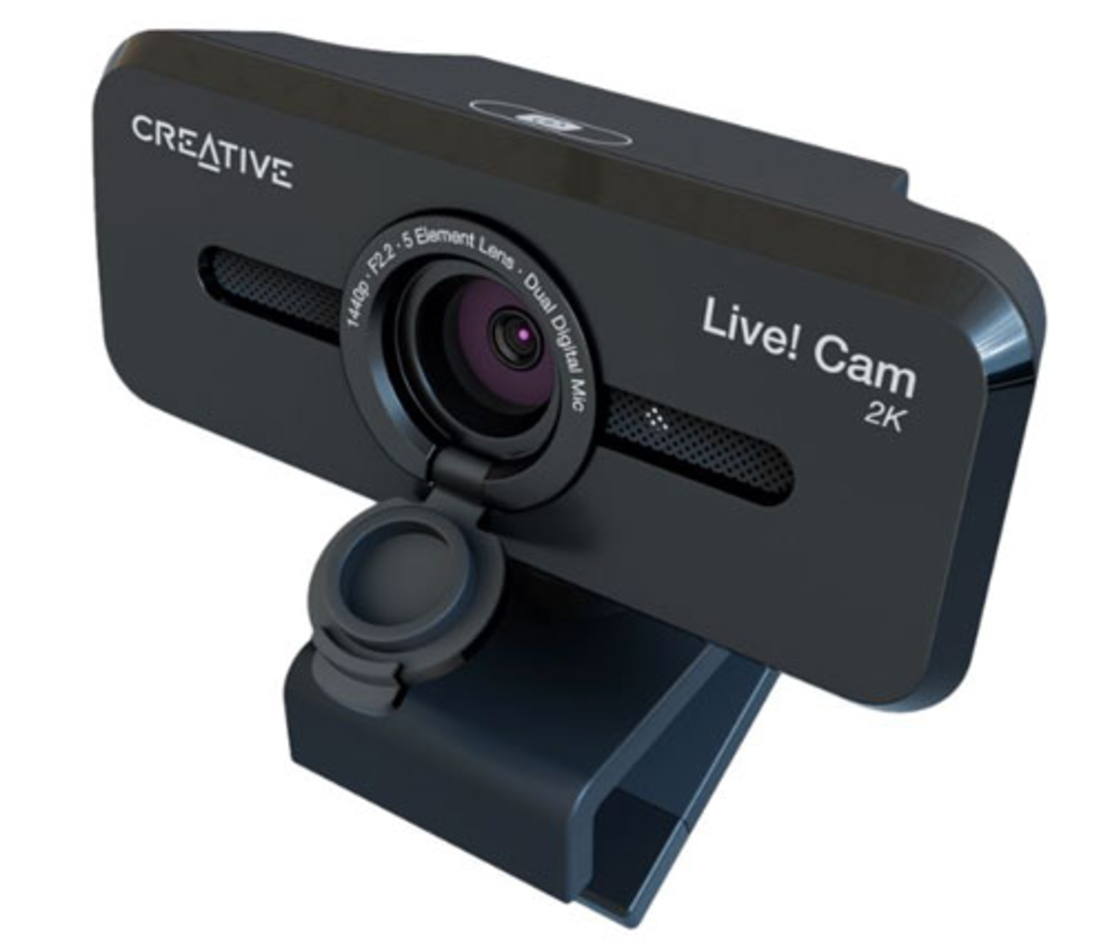 Creative Live! Cam Sync 1080p V3 - 2K QHD Webcam with 4X Digital Zoom and Built-in Mics