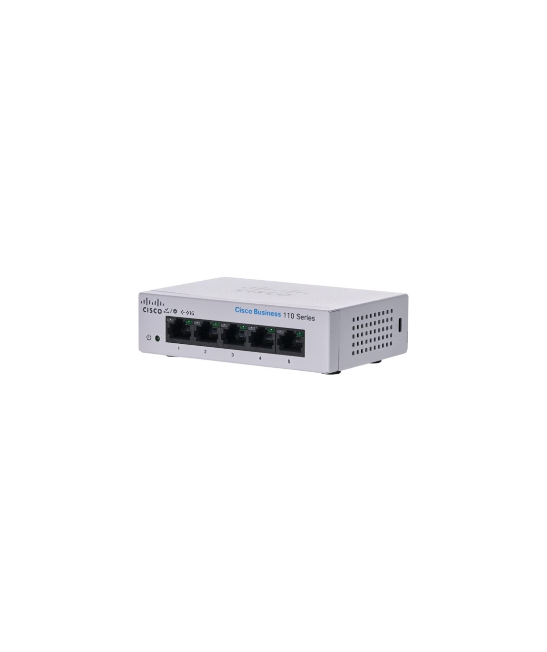 מתג לא מנוהל Cisco 5-Port Gigabit Desktop CBS110-5T-D-EU 10/100/1000Mbps