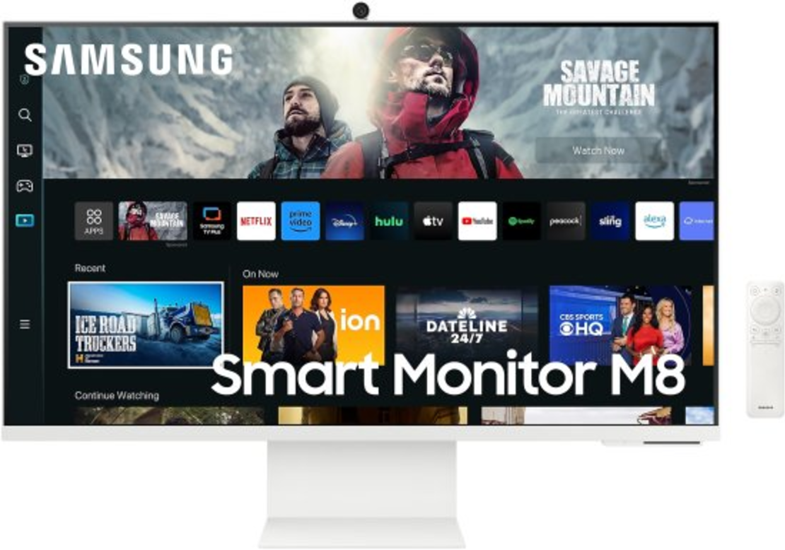 מסך מחשב ‏32 ‏אינטש Samsung Smart Monitor M8 S32CM801UM 4K סמסונג