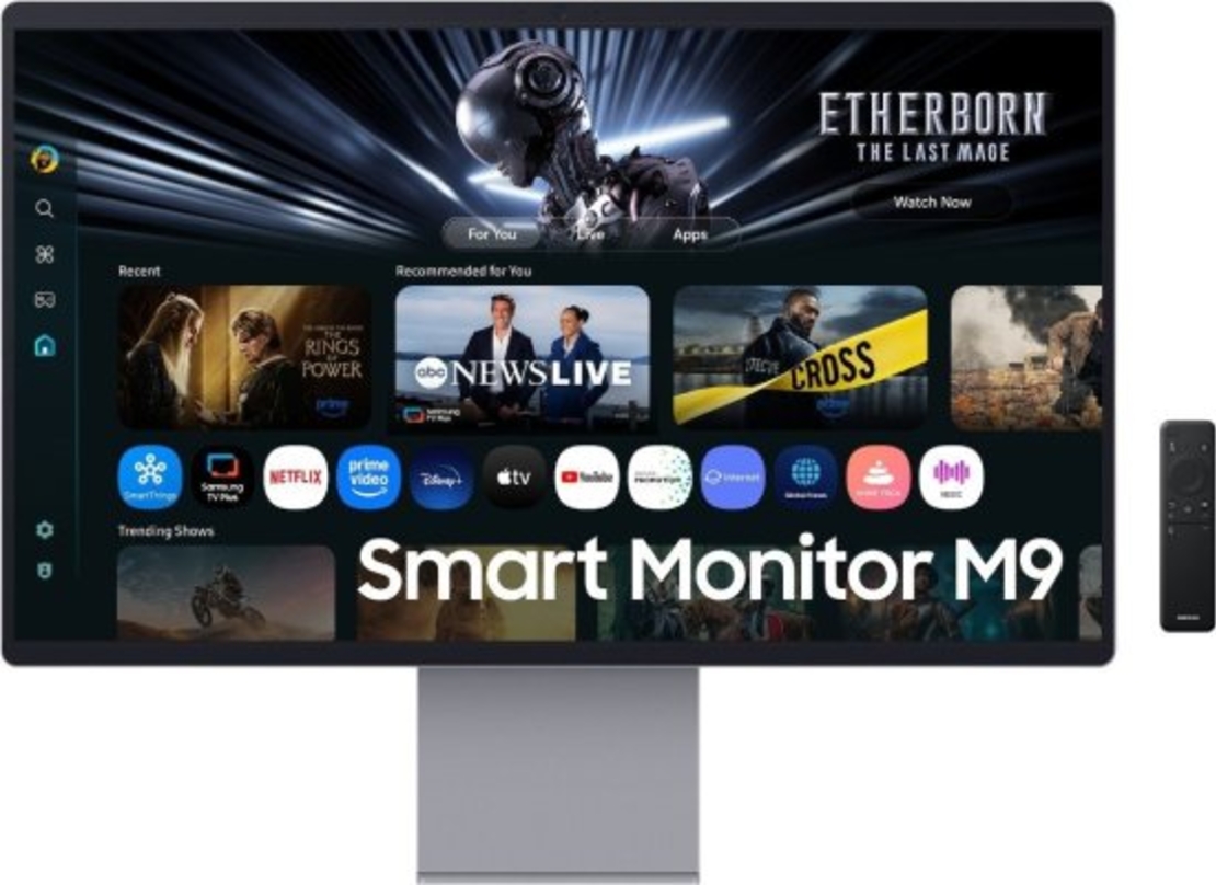 מסך מחשב חכם ''Samsung Vision AI M9 S32FM900SM OLED UHD 31.5 - צבע כסוף