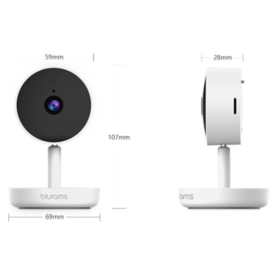 מצלמת אבטחה אלחוטית לבית מבוססת ענן Blurams Home Pro - A10C