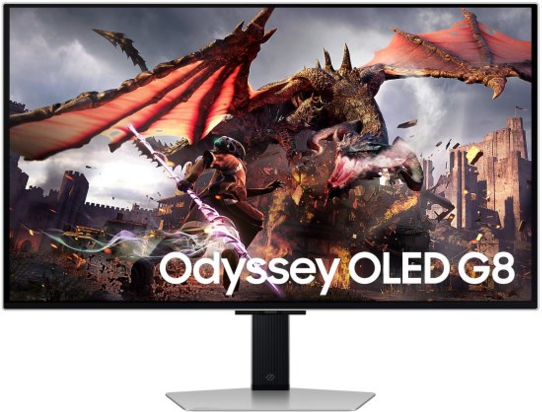 מסך מחשב גיימינג Samsung Odyssey OLED G8 S32DG802SM UHD 32'' 0.03ms 240Hz