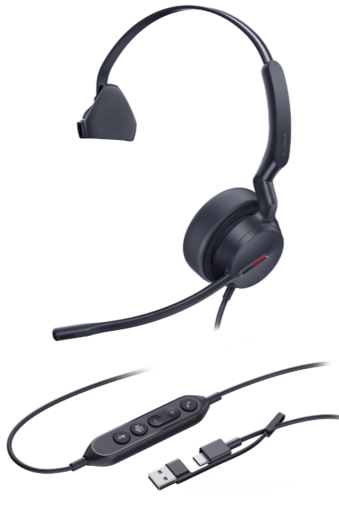 מערכת ראש למחשב Yealink UH44 Mono Teams USB C/A