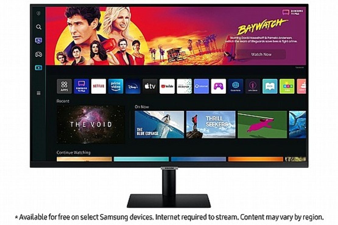 מסך מחשב ‏42.51 ‏אינטש Samsung Smart Monitor M7 S43BM700UM 4K סמסונג