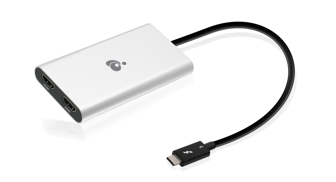 IOGEAR Thunderbolt 3 to dual HDMI adapter