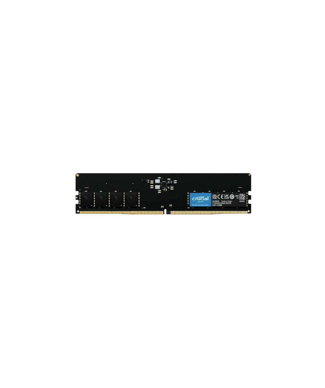זכרון Crucial DIMM 32GB DDR5 5600Mhz CL46 (16Gbit) CT32G56C46U5