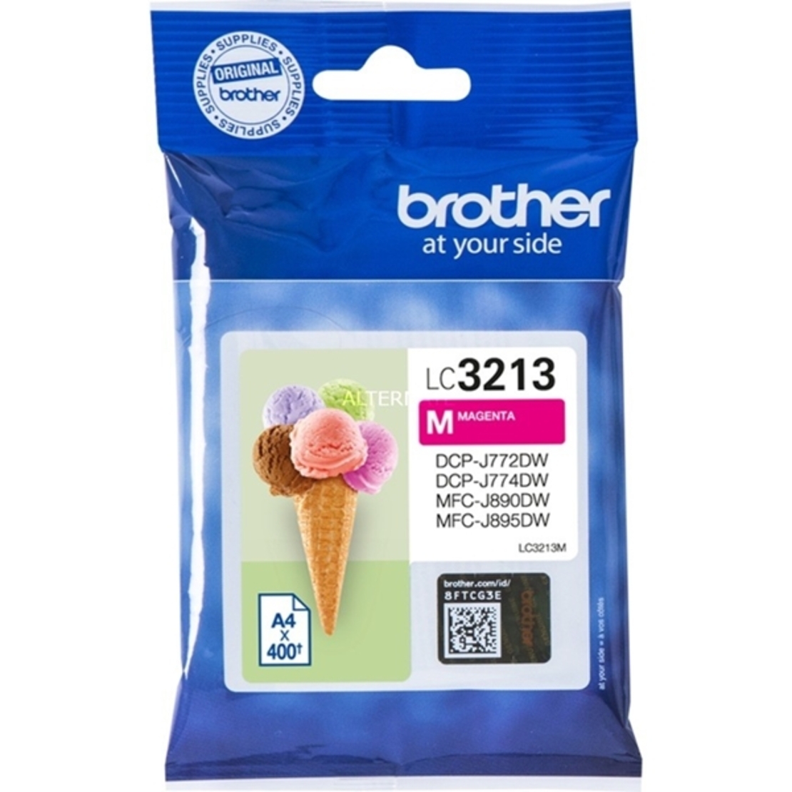 ‏ראש דיו מג'נטה/אדום Brother LC3213M מקורי
