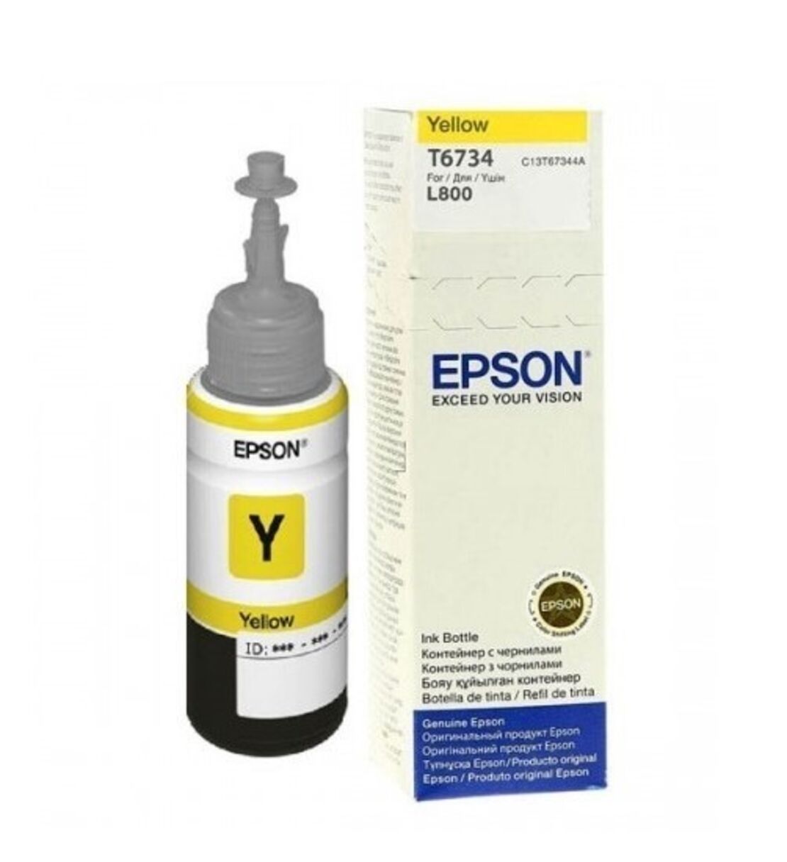 מיכל דיו ‏צהוב Epson T6734 אפסון מקורי