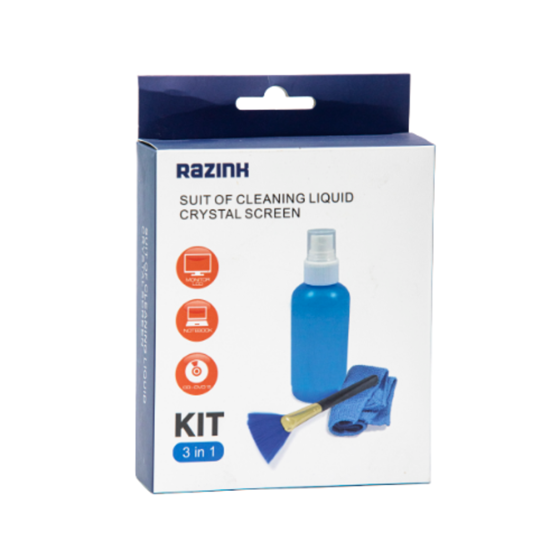 ערכת ניקוי למסכים דקים RAZINK