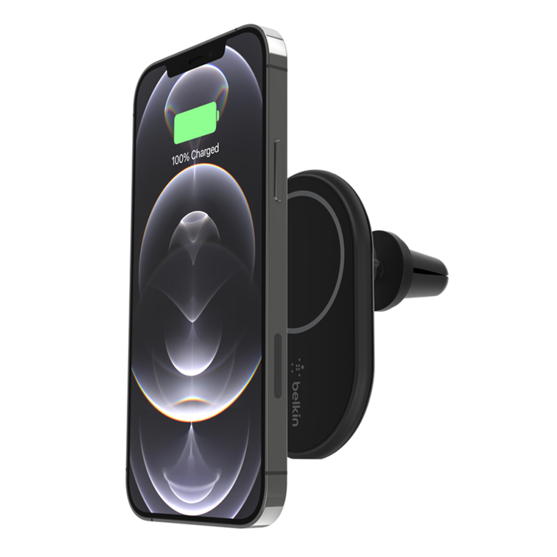 מטען אלחוטי מגנטי MagSafe לרכב כולל שקע מצת Belkin