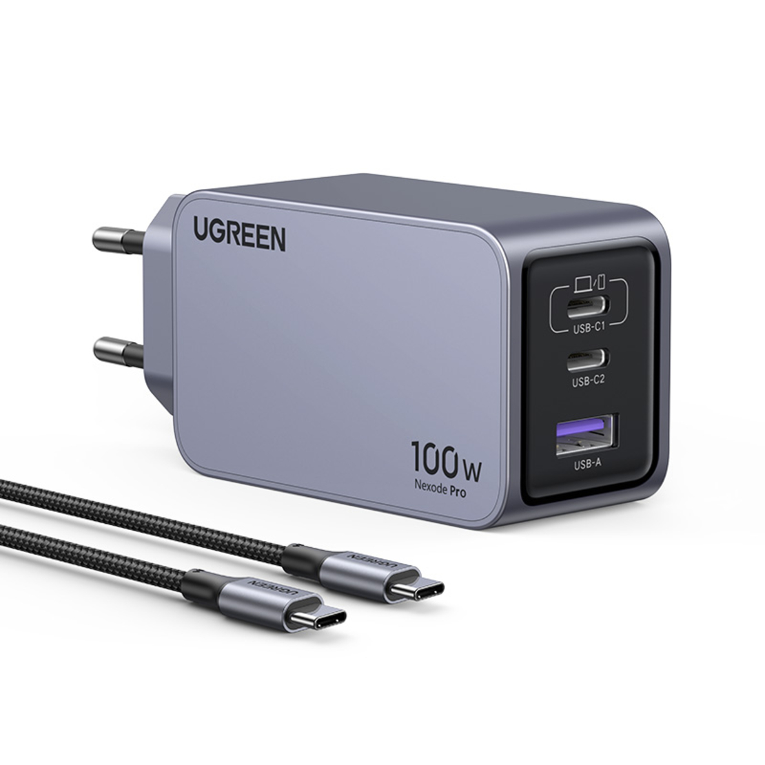 מטען קיר UGREEN NEXODE PRO 100W GAN