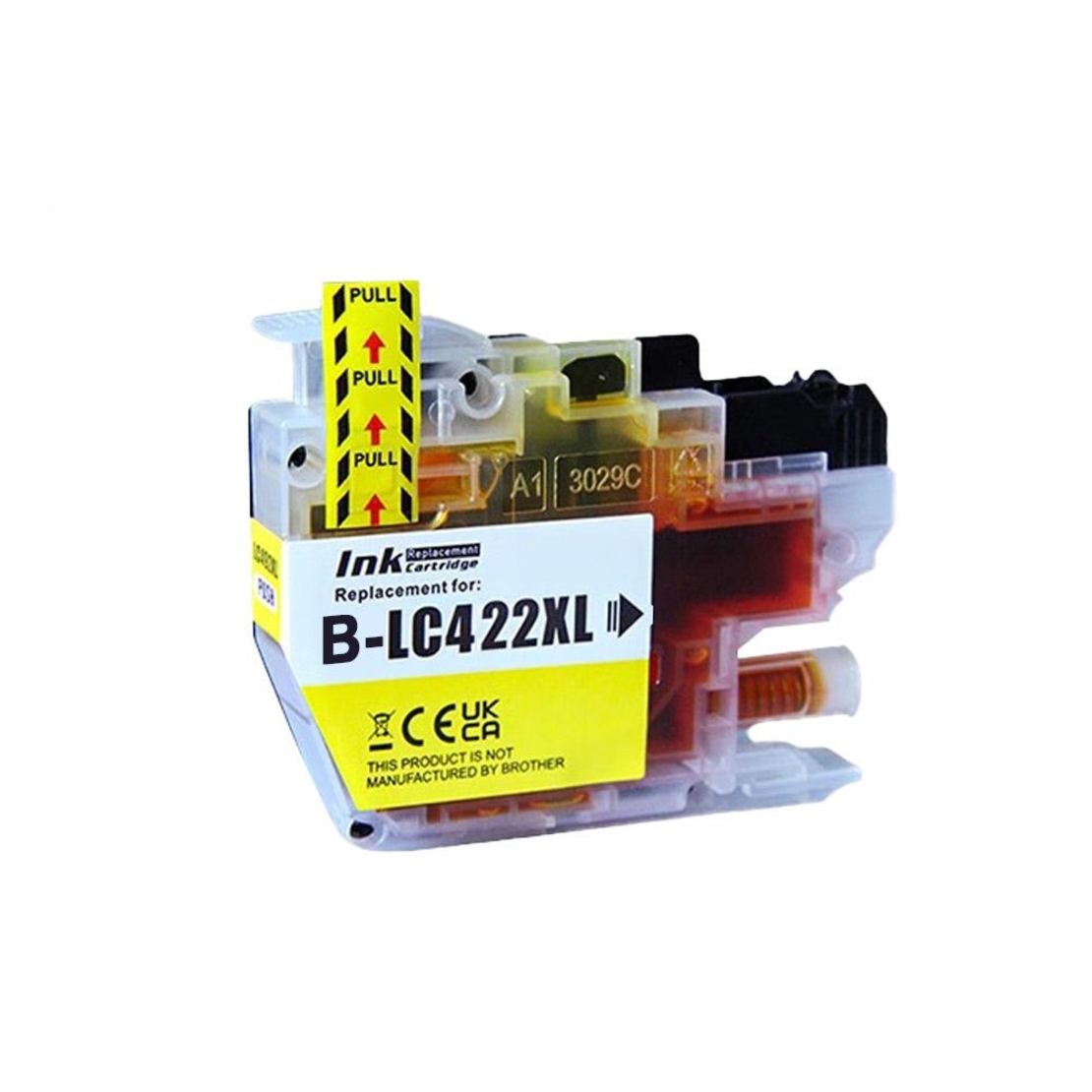 ‏ראש דיו צהוב Brother LC422XLY תואם