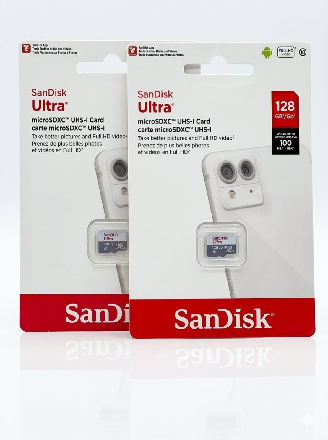 כרטיס זיכרון SanDisk Micro SD 128GB