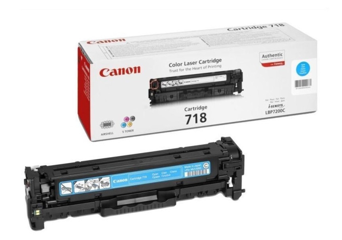 ‏טונר ציאן/כחול‏ Canon CRG718C קנון מקורי