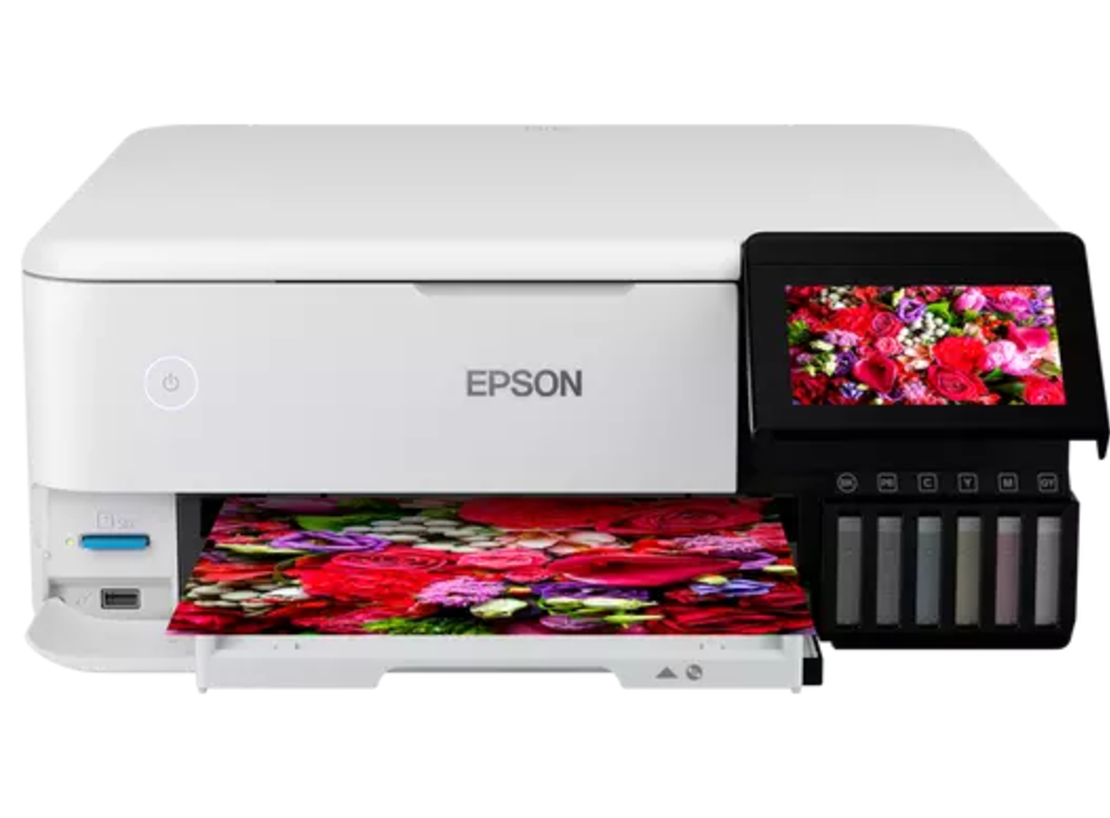 מדפסת ‏הזרקת דיו ‏משולבת Epson EcoTank L8160 אפסון