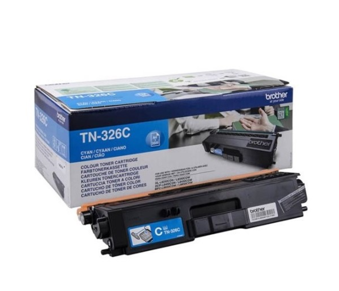 ‏טונר ציאן/כחול‏ Brother TN326C מקורי