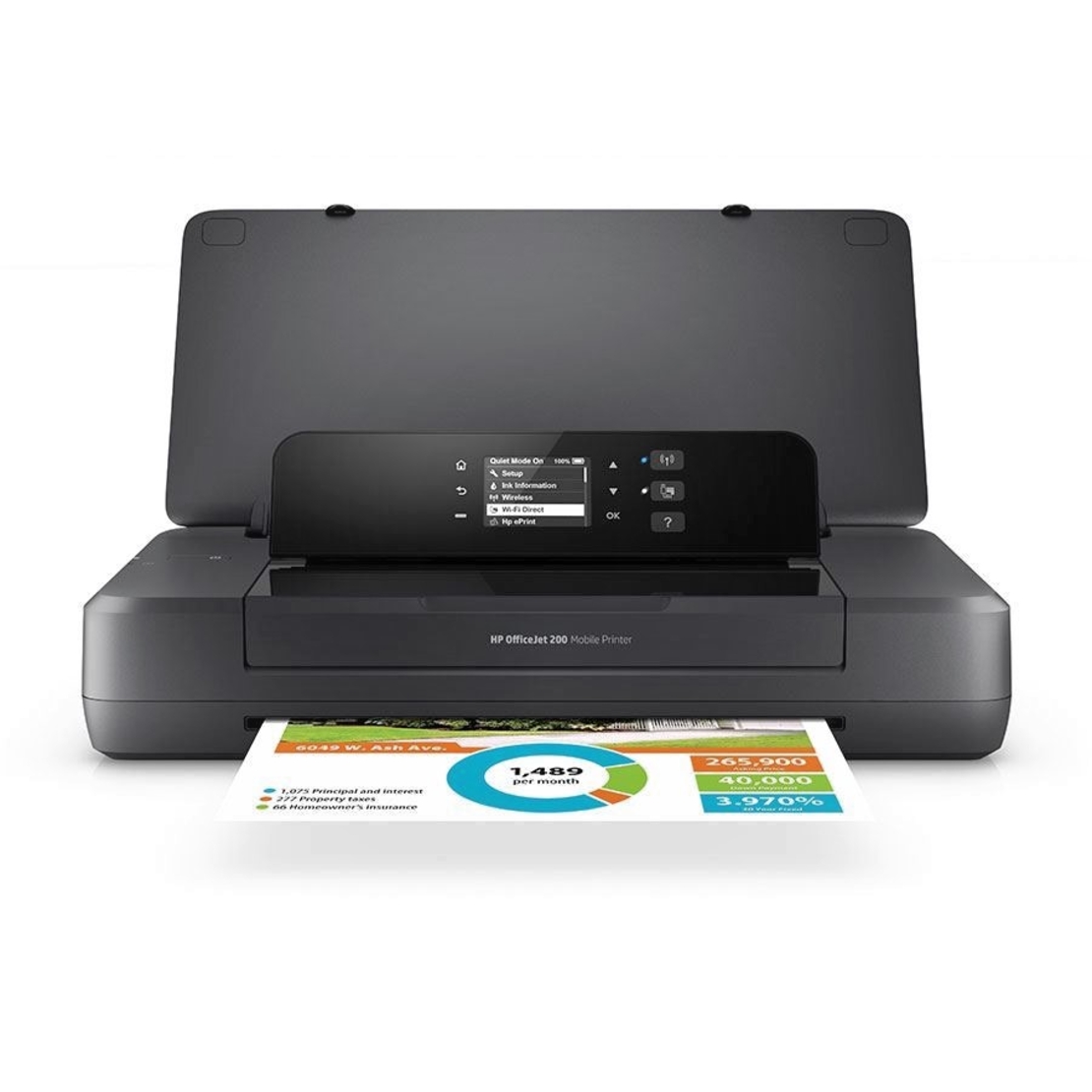 מדפסת ‏הזרקת דיו ניידת HP OfficeJet 202 N4K99C
