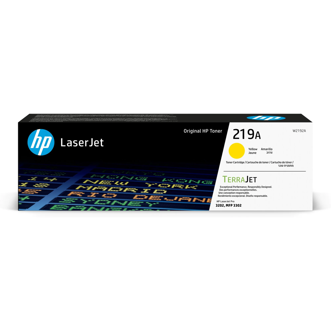 ‏טונר HP 219A Y W2192A מקורי