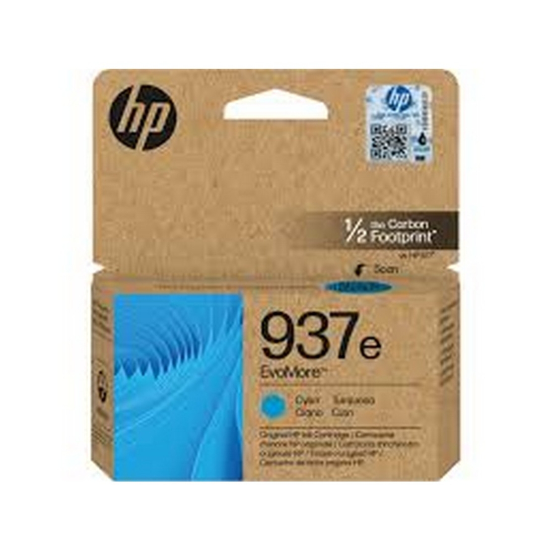 ראש דיו כחול/ציאן HP 937e XL 4S6W6NE מקורי