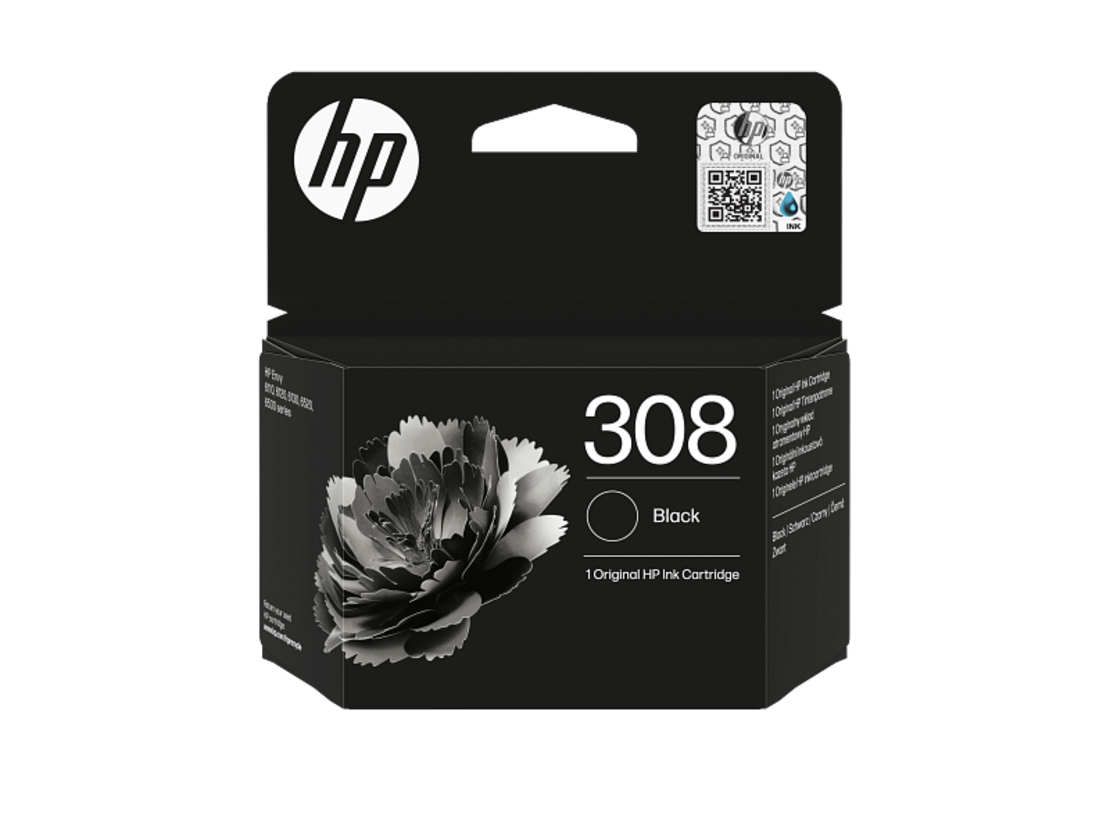 ראש דיו שחור מקורי HP 308 (7FP21UE)