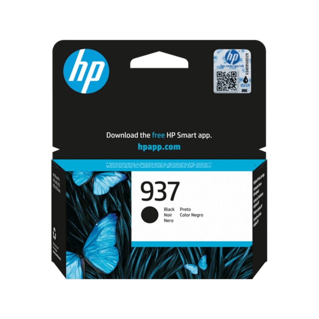 ראש דיו שחור HP 937 4S6W5NE מקורי