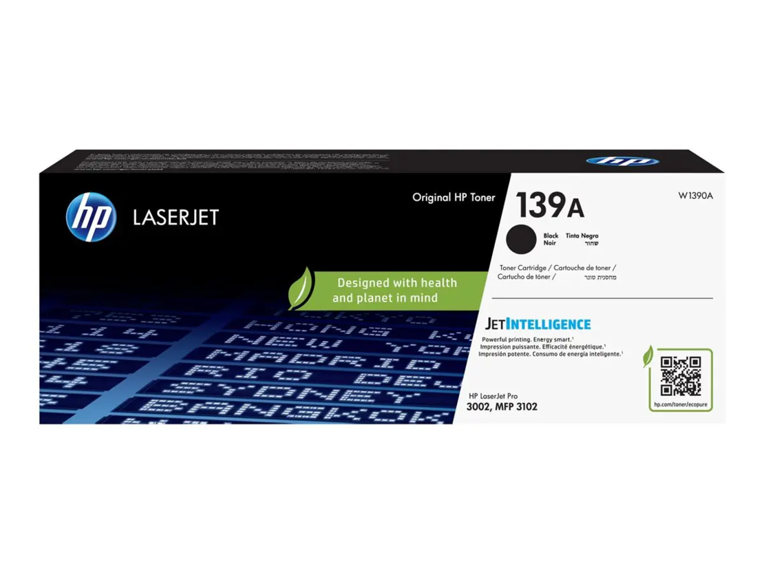‏טונר שחור HP 139A W1390A מקורי