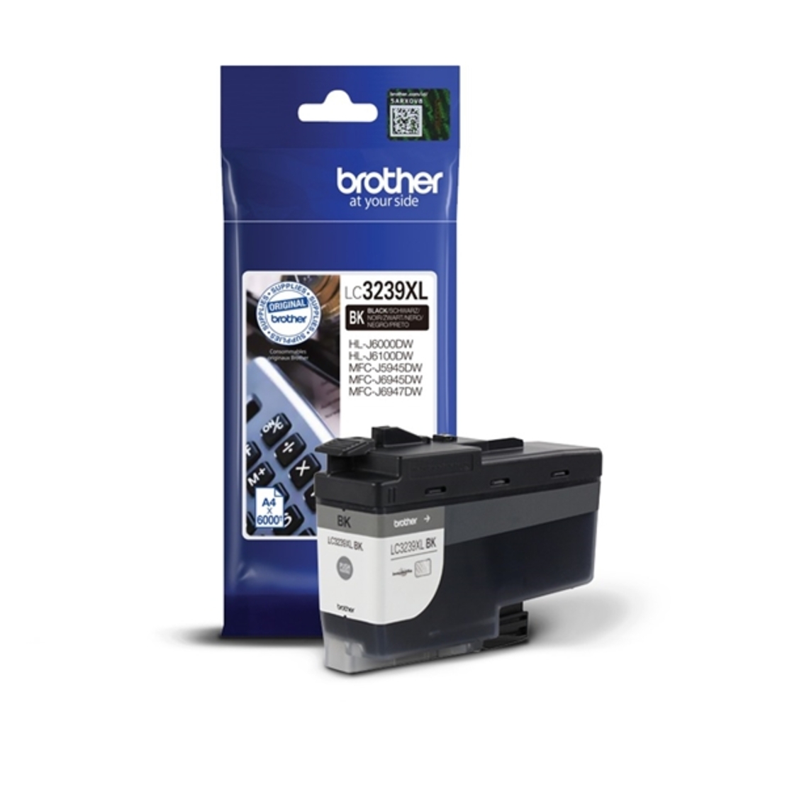 ‏ראש דיו שחור Brother LC3239XLBK מקורי