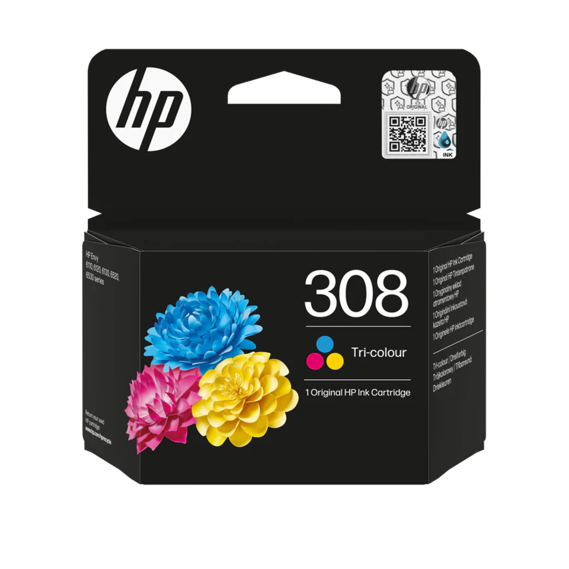ראש דיו צבעוני מקורי HP 308 (7FP20UE)
