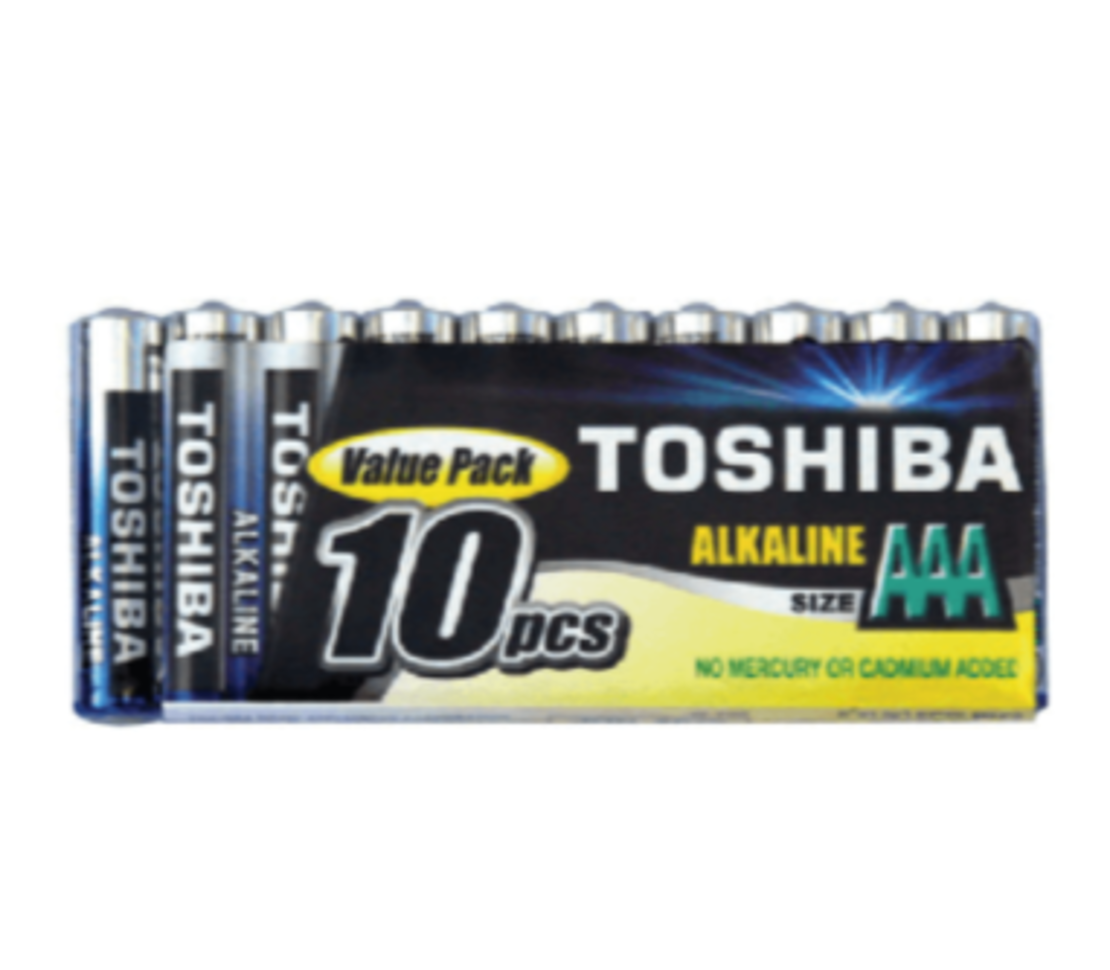 סוללות Toshiba AAA (10 יחידות)