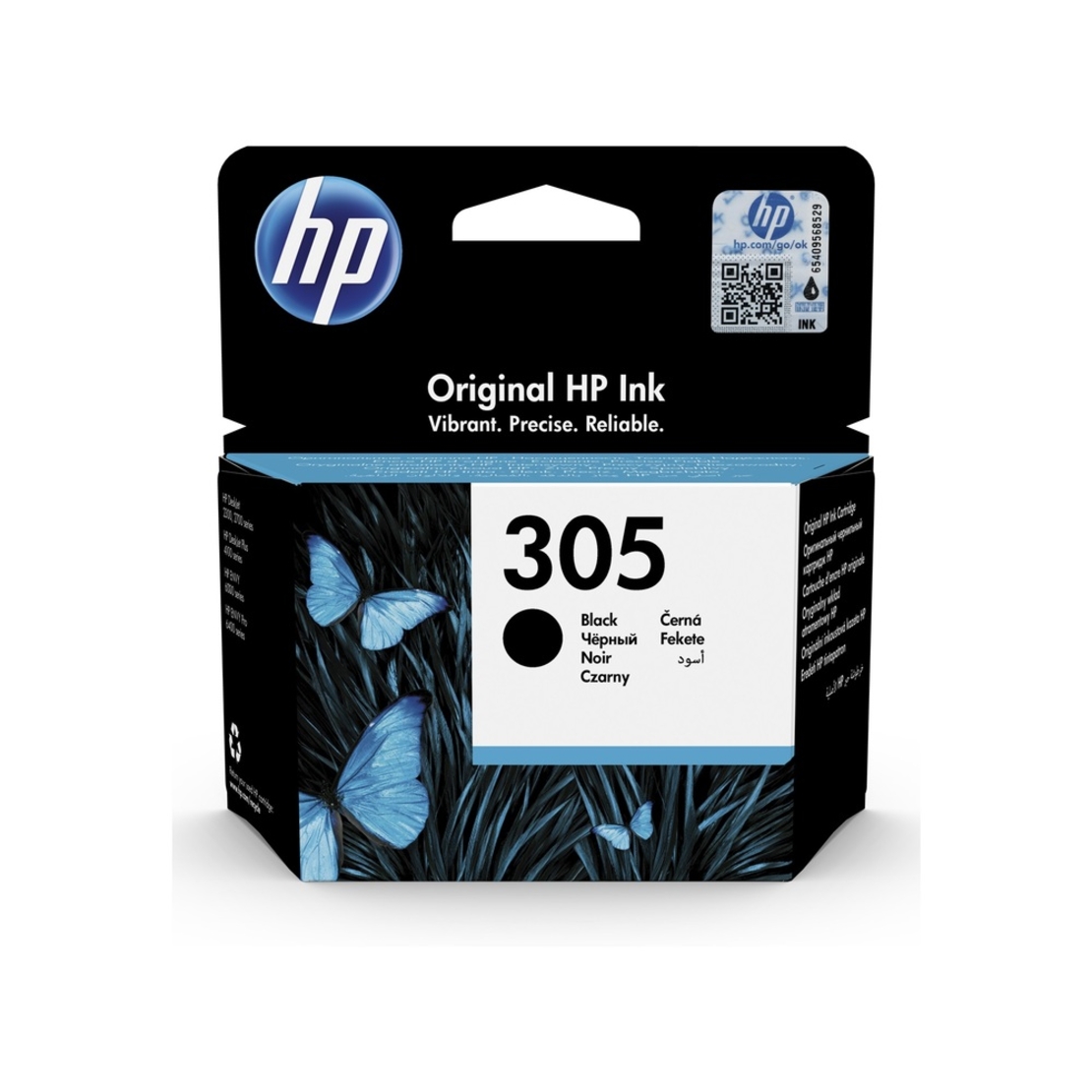 ‏ראש דיו ‏שחור HP 305 3YM61AE מקורי