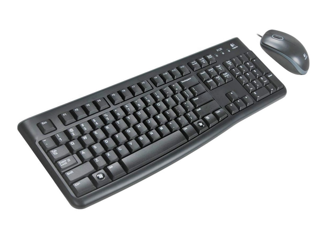‏מקלדת ועכבר Logitech Desktop MK120 לוגיטק