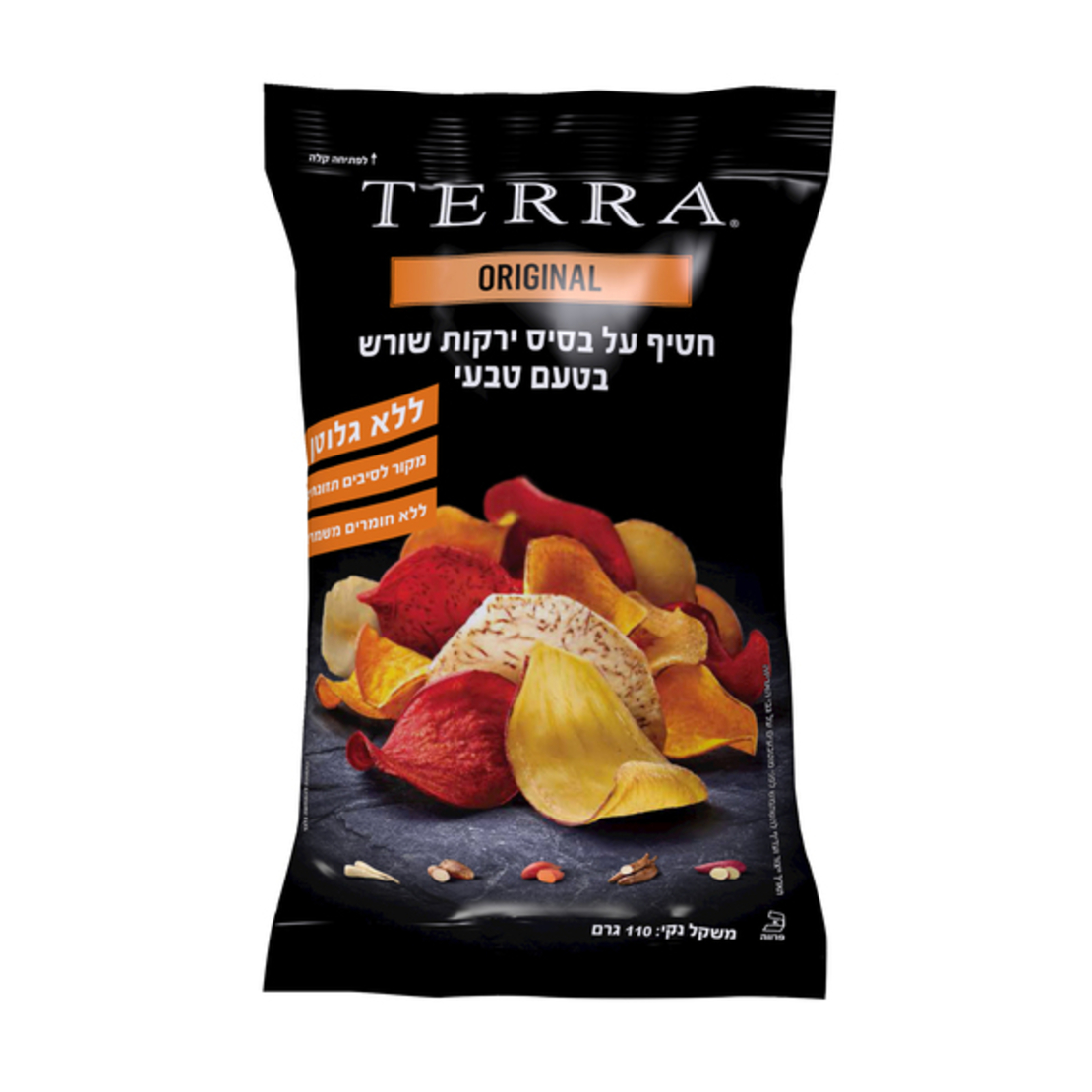 טרה ירקות שורש בטעם טבעי ללא גלוטן