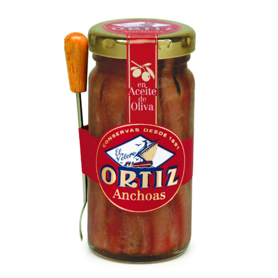 אורטיז פילה אנשובי בשמן זית