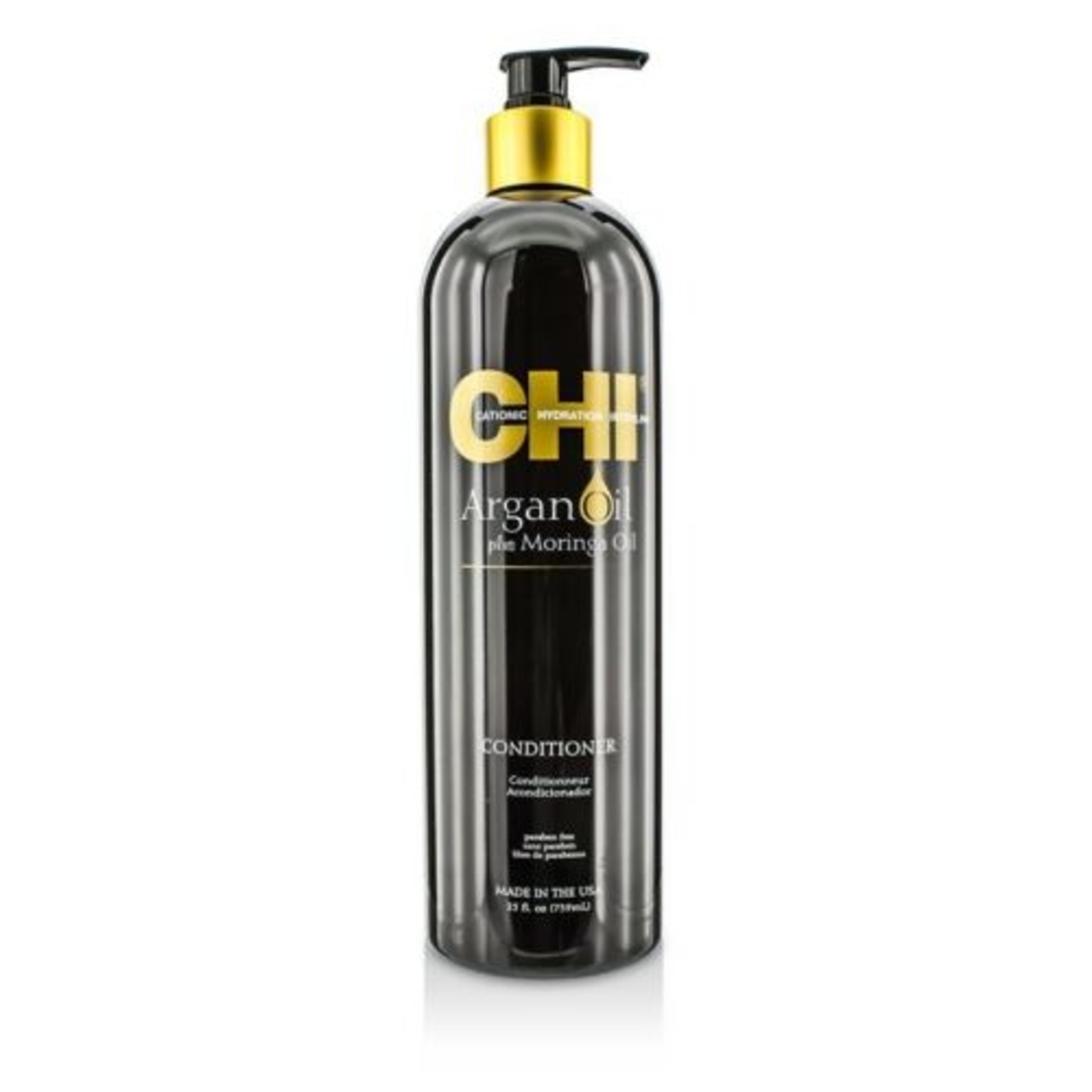 CHI Argan Oil Plus Moringa Oil Conditioner - Paraben Free 739ml Damaged Hair