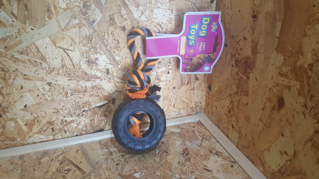 צעצוע צמיג חבל קטן
