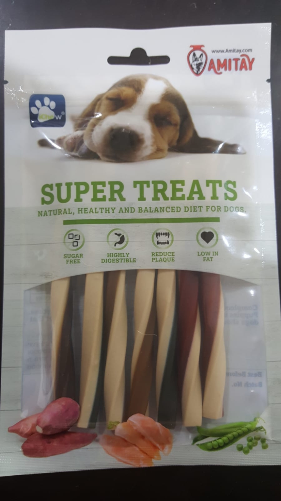 מקל דנטלי צבעוני Super treats