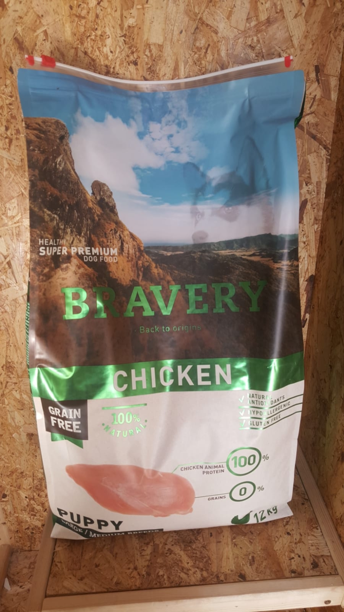 ברייורי גוף גור גדול Bravery chicken puppy big