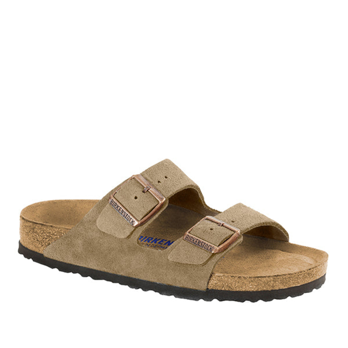 Birkenstock בירקנשטוק כפכפי יוניסקס אריזונה בז Birkenstock Arizona Taupe Suede