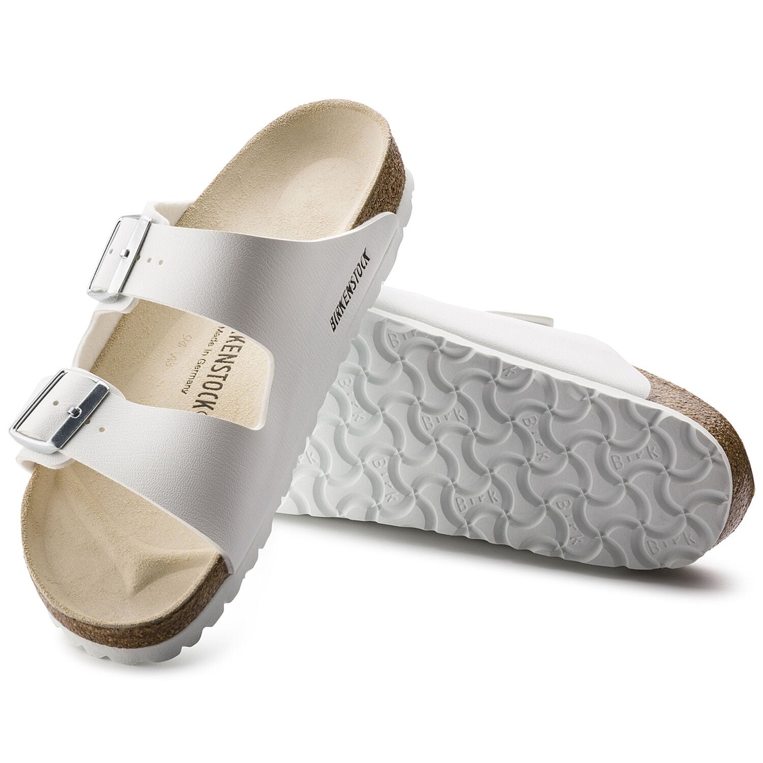 בירקנשטוק כפכפי נשים אריזונה לבן Birkenstock Arizona