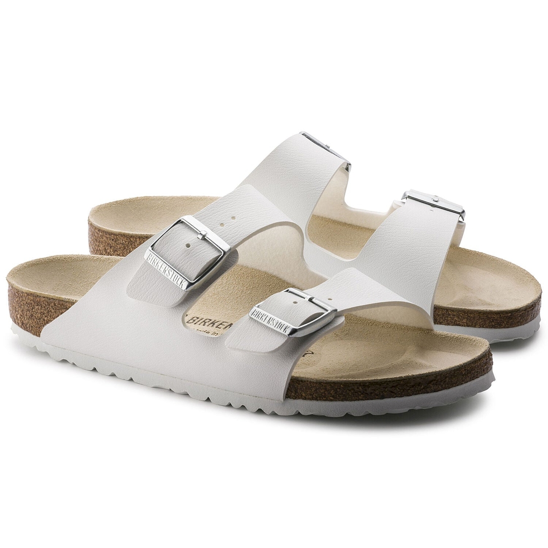 בירקנשטוק כפכפי נשים אריזונה לבן Birkenstock Arizona