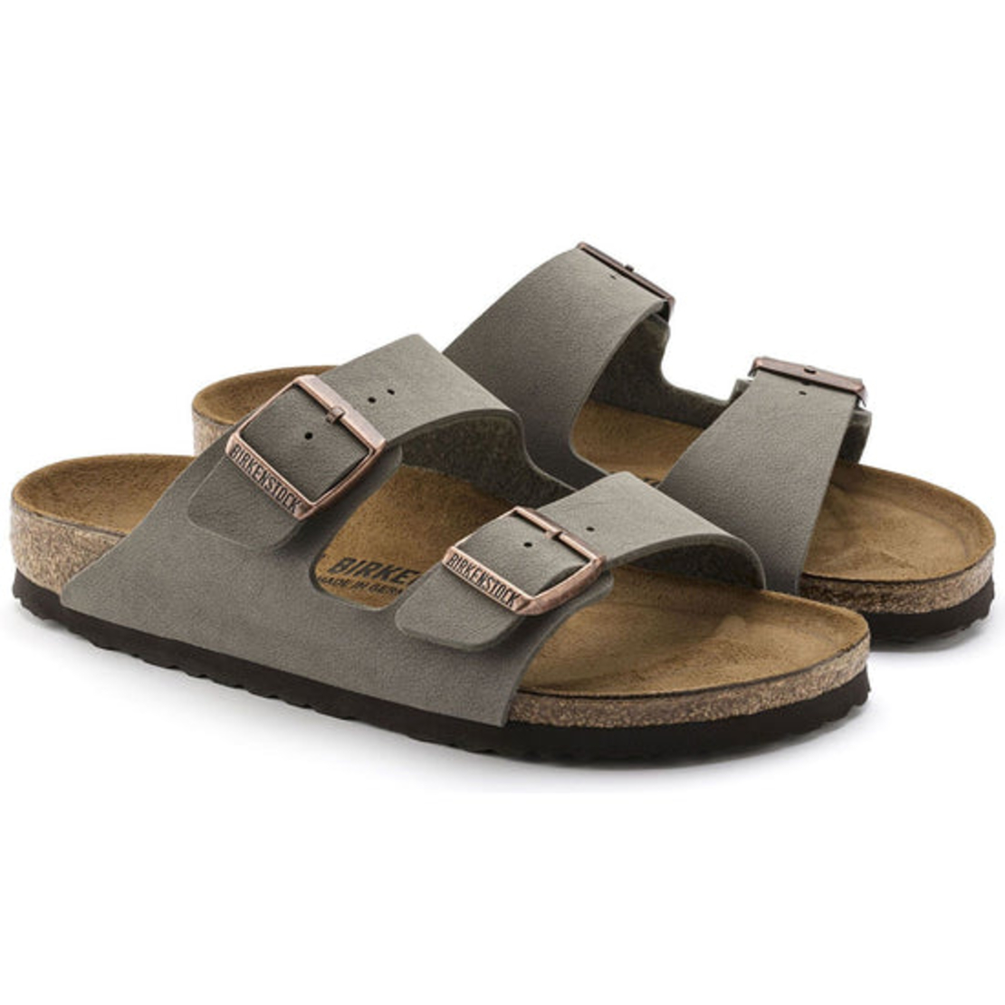 בירקנשטוק כפכפי נשים אריזונה אבן נובוק Birkenstock Arizona